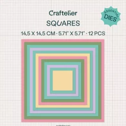 Set de Troqueles Esenciales Cuadrados Craftelier