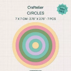 Set de Troqueles Esenciales Mini Círculos Craftelier
