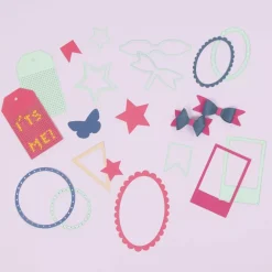 Set de troqueles Esenciales Tag Cosido Craftelier