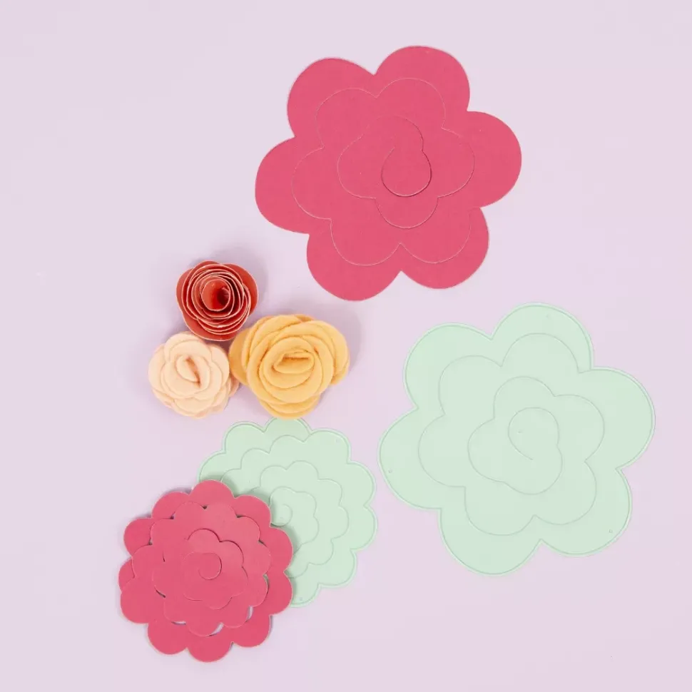 Set de troqueles Esenciales Flores 3D Craftelier