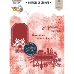 Set de Troqueles Etiquetas de Navidad Cannelle & Chocolat Florilèges Design