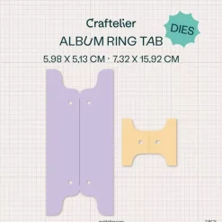 Set de Troqueles Tabs Para Álbumes Craftelier