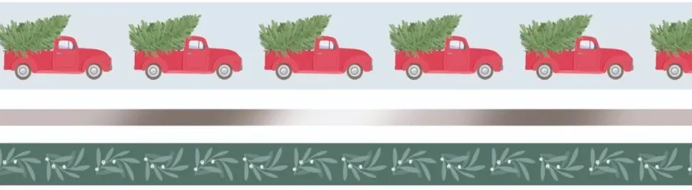 Set de Washi Tape Truck Christmas Time Artemio