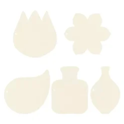 Set Die-Cuts Light Chipboard Album Base y papel Flowerish P13 15x15cm