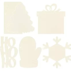 Set Die-Cuts Light Chipboard Album Y papel Santa's Workshop P13 15x15cm