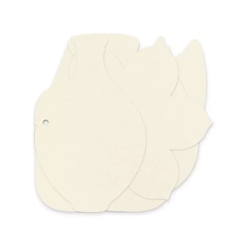Set Die-Cuts Light Chipboard Album Base Flowerish P13 15x15cm