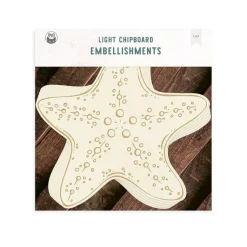 Set Die-Cuts Light Chipboard Album Base estrella Sea la vie P13