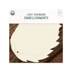 Set Die-Cuts Light Chipboard Album Base Precious P13