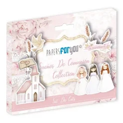 Set Die-Cuts Niñas Sueños de Comunión PapersForYou