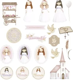 Set Die-Cuts Niñas Sueños de Comunión PapersForYou