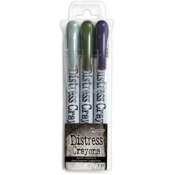 Set Lápices Halloween Pearl Distress Crayons Tim Holtz Ranger 06