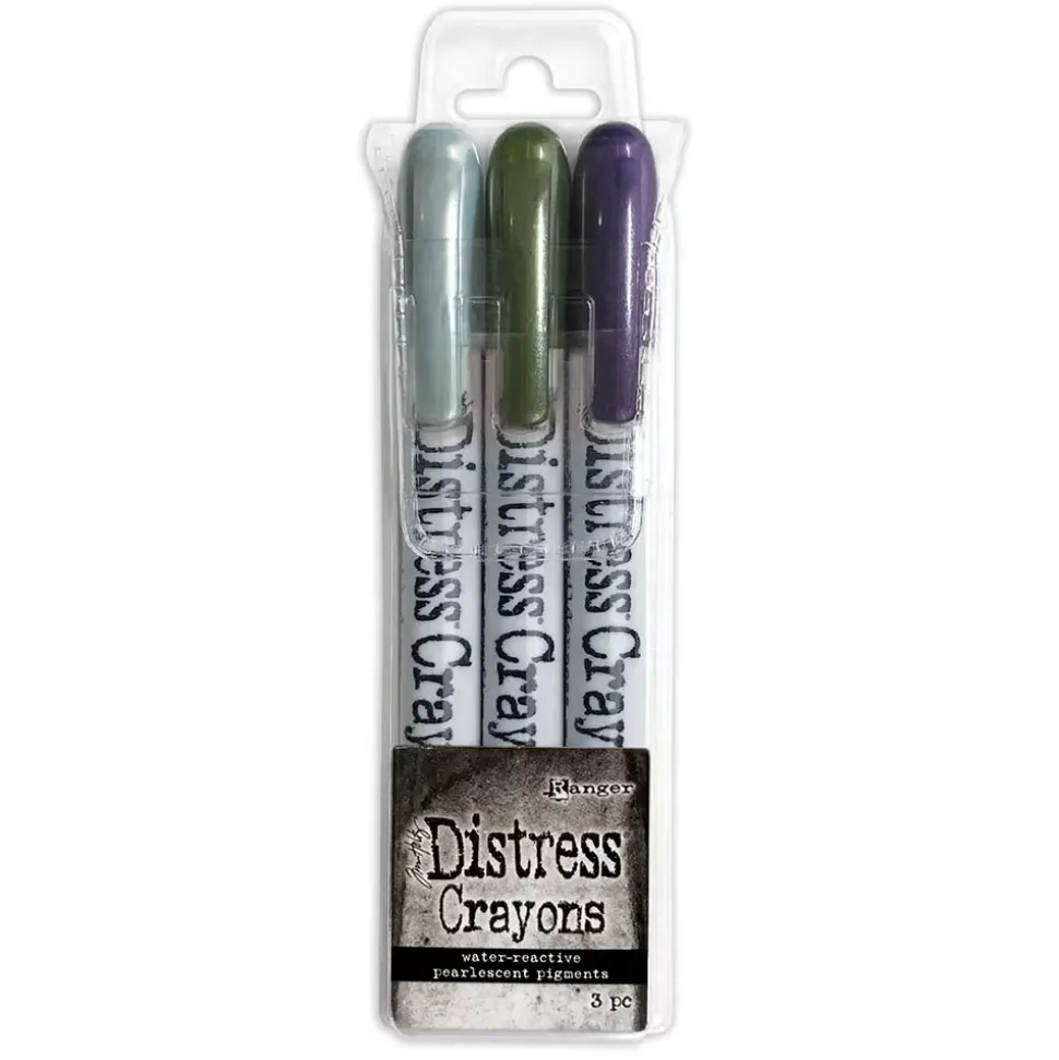 Set Lápices Halloween Pearl Distress Crayons Tim Holtz Ranger 06