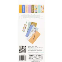 Set marcapáginas Biblioteca Thermal Cinch We R Makers