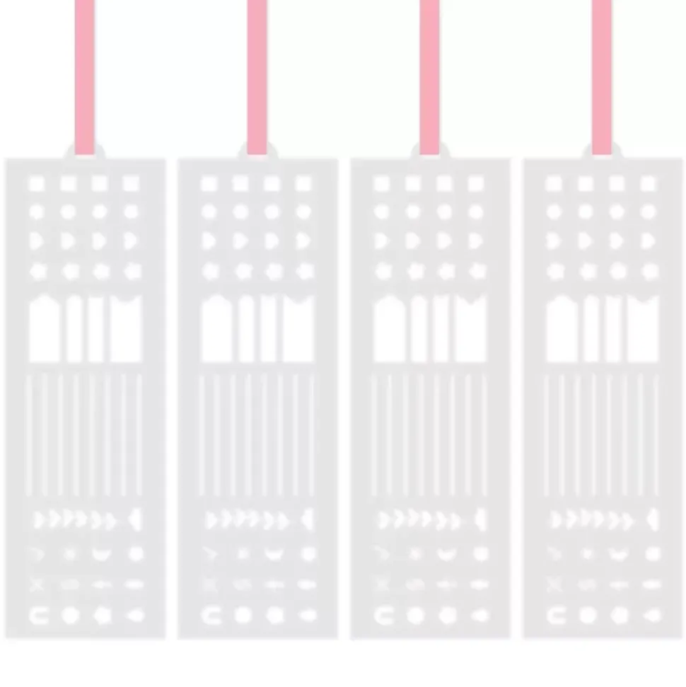 Set marcapáginas Stencils Thermal Cinch We R Makers