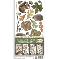 Set Paper cut-outs Forest Stamperia