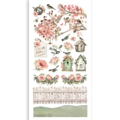 Set Paper Cut-outs House of Roses Stamperia