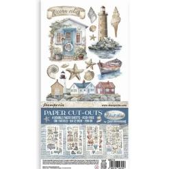 Set Paper Cut-outs Silent Sea Stamperia