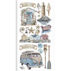 Set Paper Cut-outs Silent Sea Stamperia