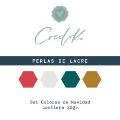Set perlas de lacre Colores de Navidad Cocoloko