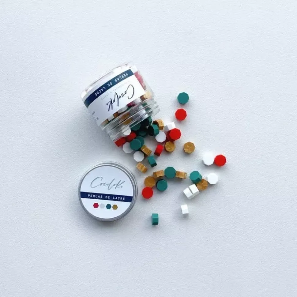 Set perlas de lacre Colores de Navidad Cocoloko