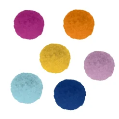 Set Pompones Multicolor Color Block Artemio 1cm