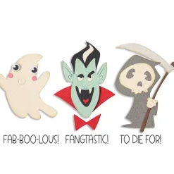 Set Troquel Thinlits + Sellos Spooky Friends Sizzix 666315