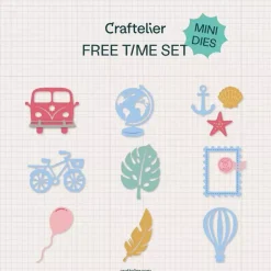Set troqueles Mini Tiempo Libre Craftelier