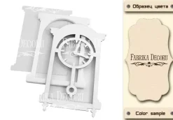 Shaker Cards Clock Fabrika Decoru