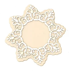 Silueta de cartón Estrella de filigrana Dayka