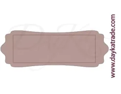 Silueta de Cartón Etiqueta Dayka