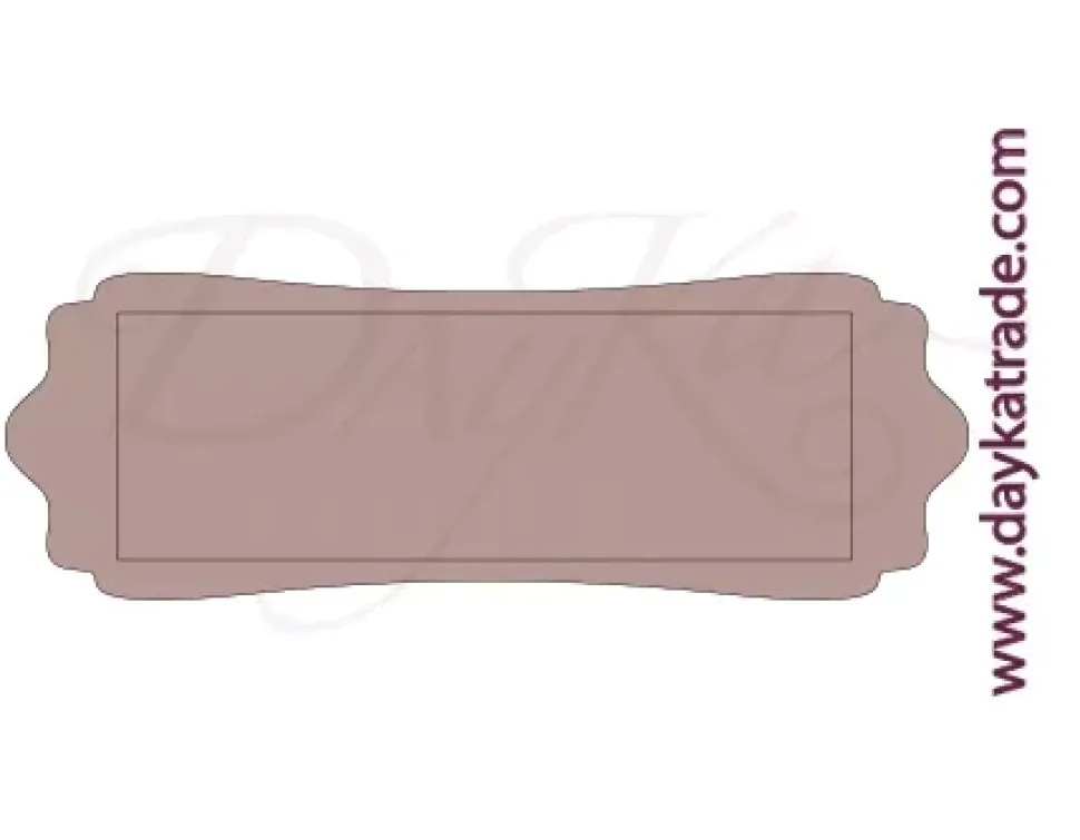 Silueta de Cartón Etiqueta Dayka