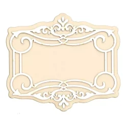 Silueta de cartón Filigrana Dayka