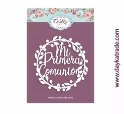 Silueta de cartón Filigrana Mi Primera Comunión Dayka