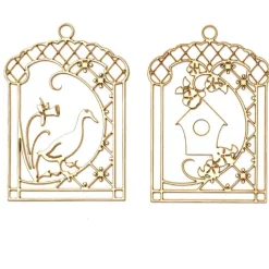 Silueta de cartón Jaulas de pájaros Dayka