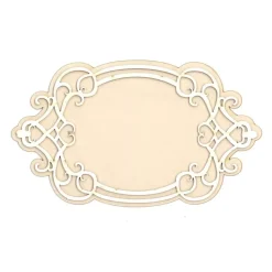 Silueta de cartón Marco de filigrana Dayka