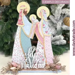 Silueta DM Nacimiento con peana Dayka