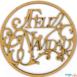 Silueta en DM Feliz Navidad - NAV-038