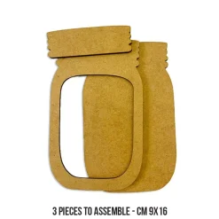 Silueta MDF Crafty Shapes Tarro All You Need For Christmas Stamperia