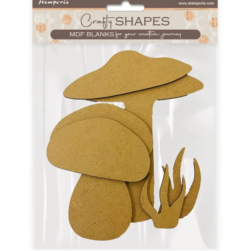 Silueta MDF Crafty Shapes Setas Romantic Hidden Grove Stamperia