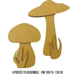 Silueta MDF Crafty Shapes Setas Romantic Hidden Grove Stamperia