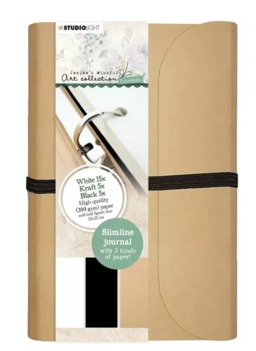 Slimeline Journal Jenine's Mindfull Art Studio Light