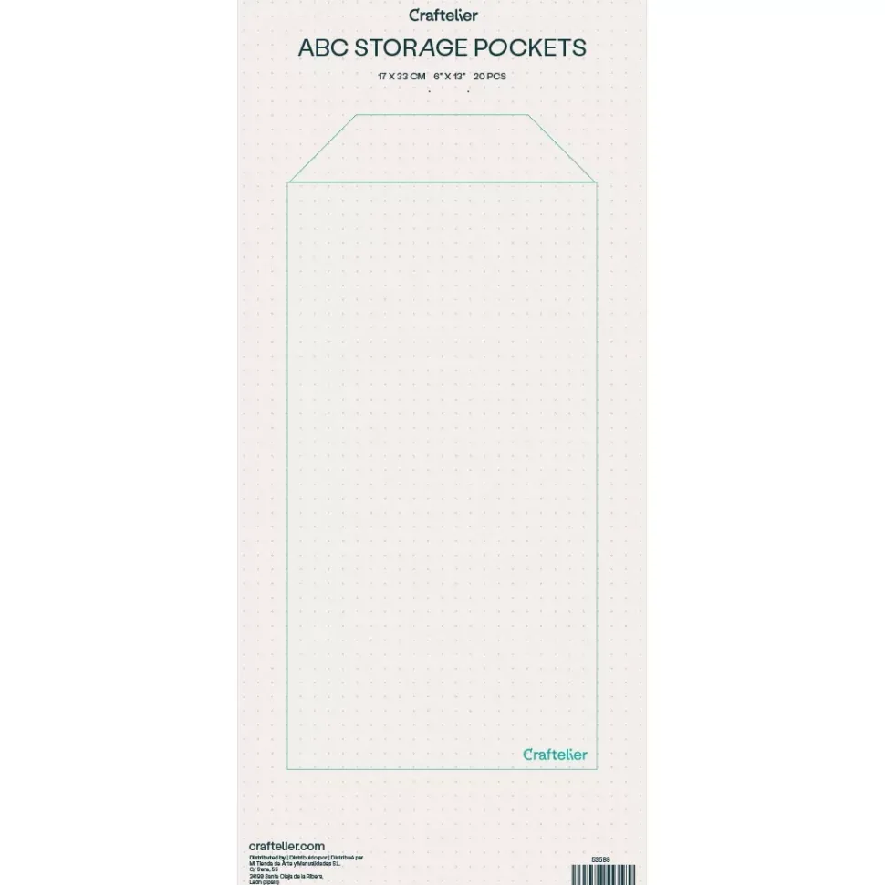 Sobres para Organizar Abecedarios de 6x13" Craftelier