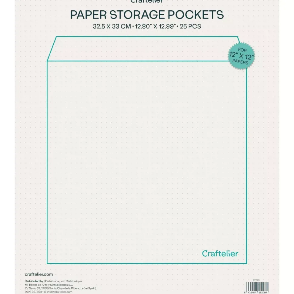 Sobres Para Organizar Papeles Craftelier 30x30cm