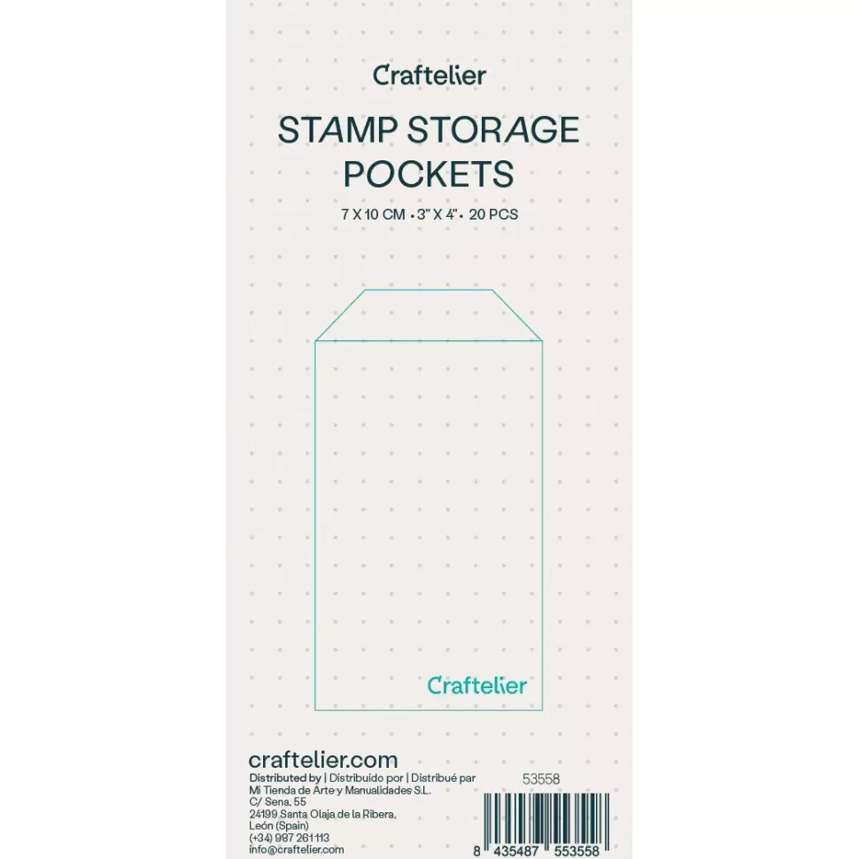 Sobres para Organizar Sellos de 3x4" Craftelier