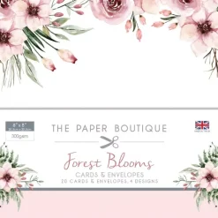 Sobres y Tarjetas Forest Blooms The Paper Boutique 20x20cm