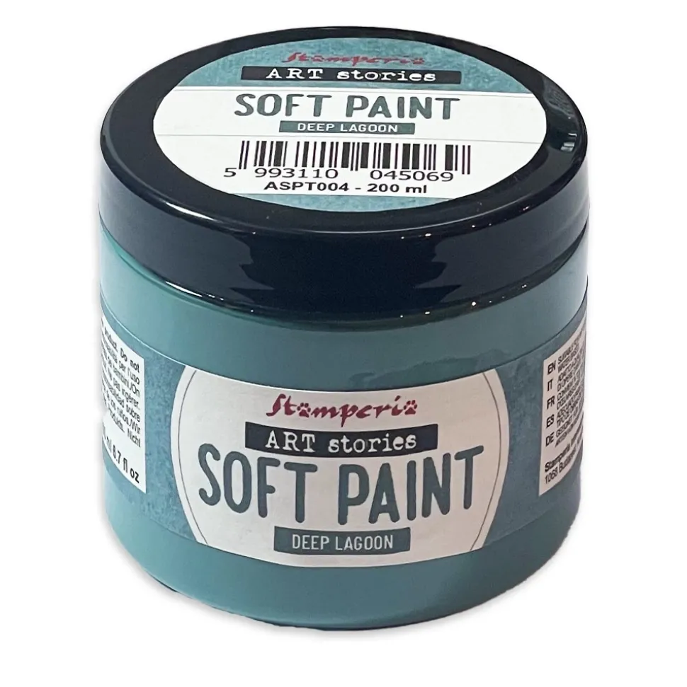 Soft Paint Deep Lagoon Art Stories Stamperia 200ml