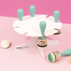 Soporte Para Aplicadores de Tinta Blanco Craftelier