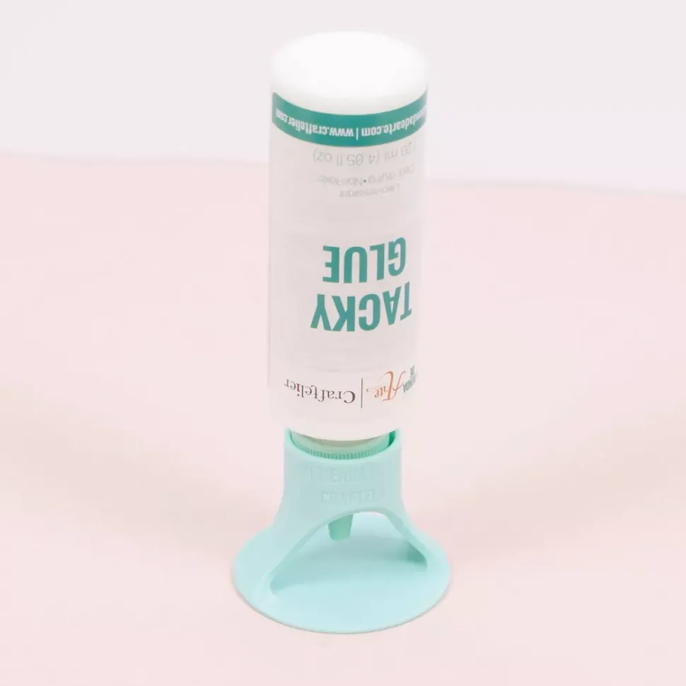 Soporte Para Pegamento Turquesa Craftelier