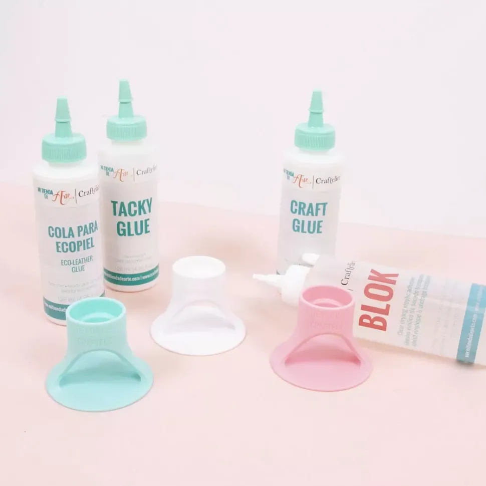 Soporte Para Pegamento Turquesa Craftelier