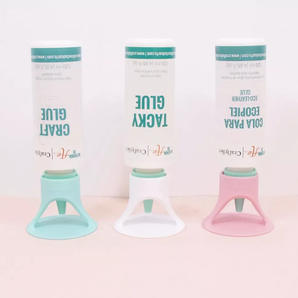 Soporte Para Pegamento Turquesa Craftelier